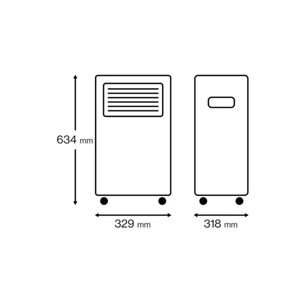 Airmaster Air Conditioner Portable 9000 BTU with WiFi