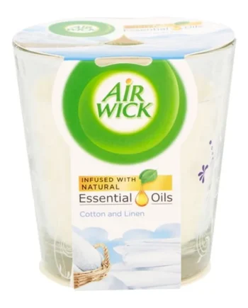 Airwick Cotton And Linen Scented Candle 105g