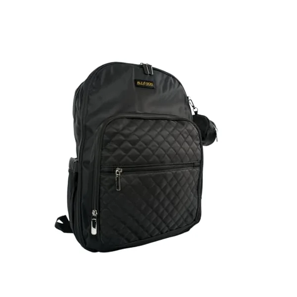 ALF & BON | Luxury baby changing bag, Baby Bag for Mums and Dads On-the-Go. featuring USB Charging Port, Insulated Pockets for Bottles, Waterproof Compartment, Anti-Theft Pocket & changing Matt.