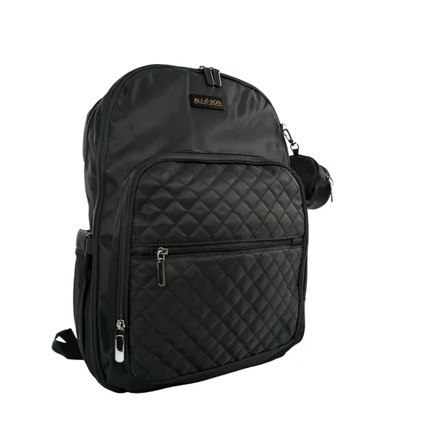 ALF & BON | Luxury baby changing bag, Baby Bag for Mums and Dads On-the-Go. featuring USB Charging Port, Insulated Pockets for Bottles, Waterproof Compartment, Anti-Theft Pocket & changing Matt.