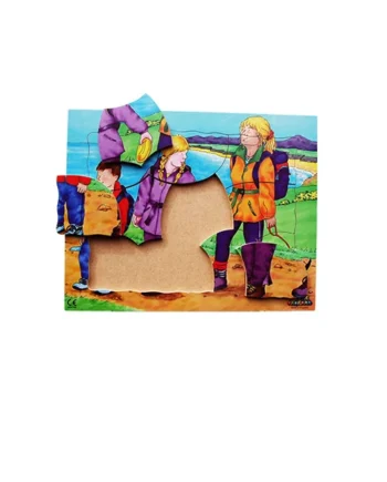 All Kinds of Families - Set 8 Tray Puzzles