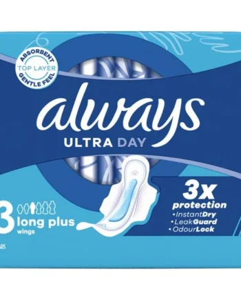 Always Ultra Day Long Plus Sanitary Towels With Wings 9 Pads