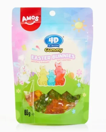 Amos 4D Gummy Easter Bunnies/Friends 65g