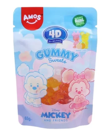 Amos 4D Gummy Sweets 65g - Disney Mickey and Friends
