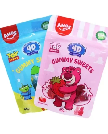 Amos 4D Gummy Sweets 65g - Toy Story Aliens/ Lotso Assorted