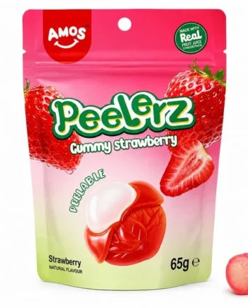 Amos Peelerz Gummies 65g - Strawberry