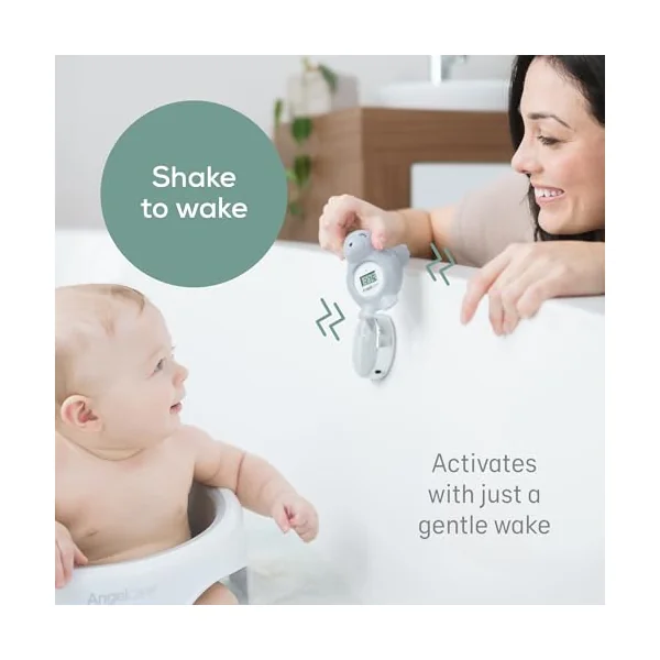 Angelcare Happy Seal Baby Bath Room Thermometer, GREY