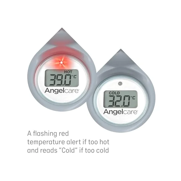 Angelcare Happy Seal Baby Bath Room Thermometer, GREY