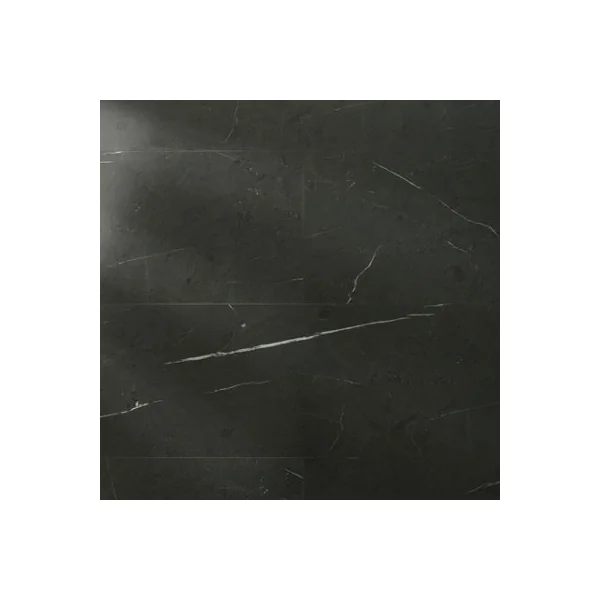 Anglo Flooring Marbra Vintage Black, Gloss Black Marble Tile Effect, Laminate Flooring, 8mm, 2.19m²