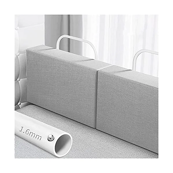 Anti-fall Bedside Baffle Fence, 1m-2m Bed Rail,Safety Bumper Rails & Kids - Height Adjustable Bed Side Rail Guard – Easy Fixing(Size:50CM,Color:Grey)