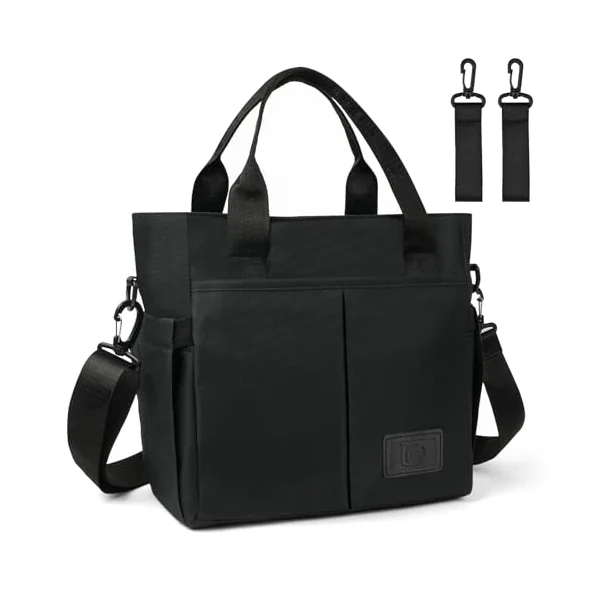 Aolso Baby Changing Bag, Multifunctional Nappy Changing Bags For Mom And Dad, Portable Messenger Tote Bag with Adjustable Straps,Maternity Diaper Bag Travel Tote Bag