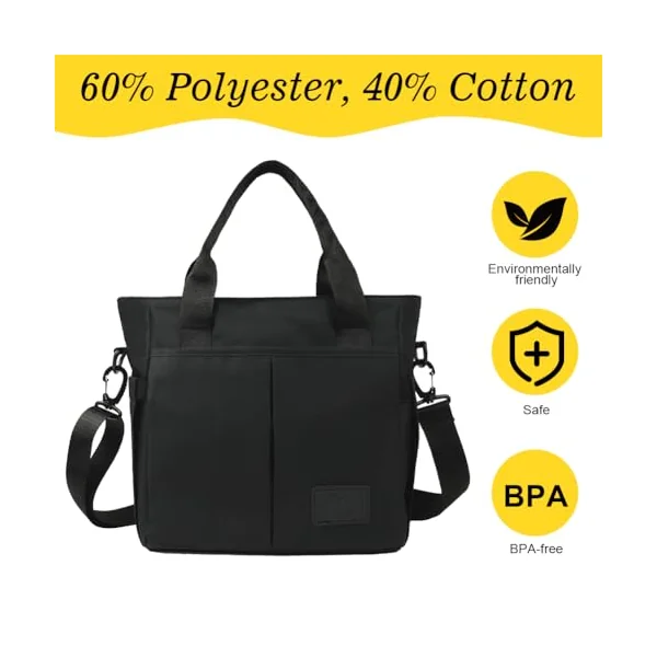 Aolso Baby Changing Bag, Multifunctional Nappy Changing Bags For Mom And Dad, Portable Messenger Tote Bag with Adjustable Straps,Maternity Diaper Bag Travel Tote Bag
