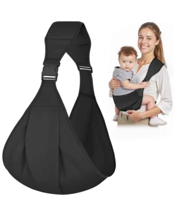 AOOWU Baby Sling Carrier, Baby Carrier, Toddler Carrier, Baby Wrap Carrier with Adjustable Shoulder Straps, Child Sling Baby Side with Shoulder Strap, Baby Sling for Newborns to Toddlers