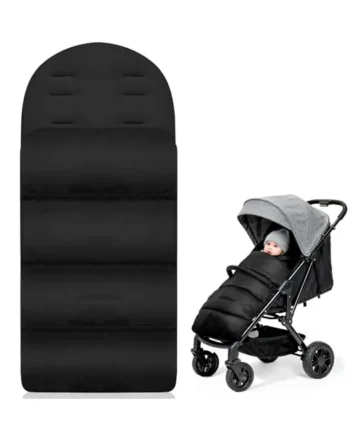 AOOWU Universal Baby Bunting Footmuff, Footmuff for Pushchair, Winter Pram Footmuff for Baby, Windproof Waterproof Toddler Cosy Toes for Pram with Zip for Stroller, Buggy & Pram
