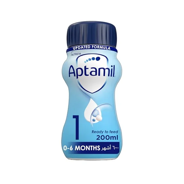 Aptamil 1 First Infant Baby Milk Liquid Formula, Ready to Feed, From Birth | Ready to use baby milk formula liquid