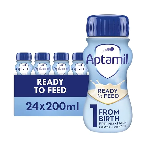 Aptamil 1 First Infant Baby Milk Ready To Use Liquid Formula, From Birth, | Ready to use baby milk formula liquid