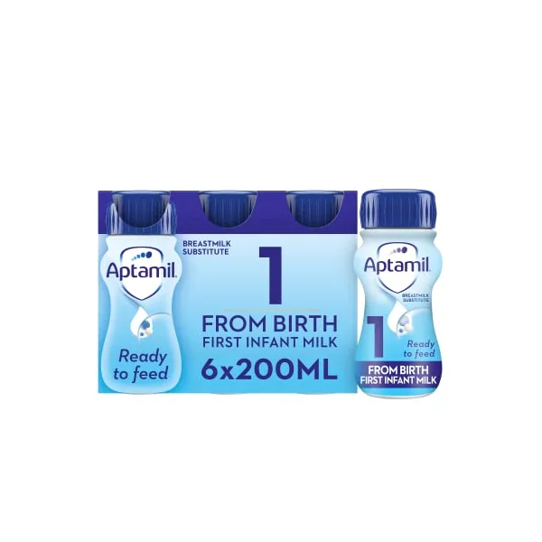 Aptamil 1 First Infant Baby Milk Ready to Use Liquid Formula, from Birth, | Ready to use baby milk formula liquid
