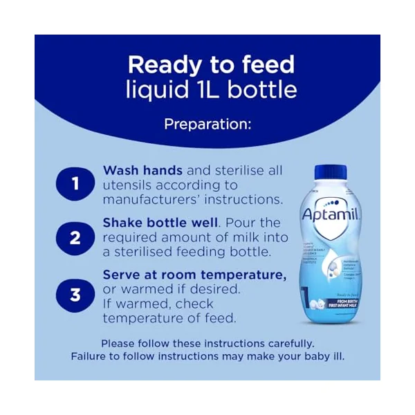 Aptamil 1 First Infant Milk From Birth, 1L