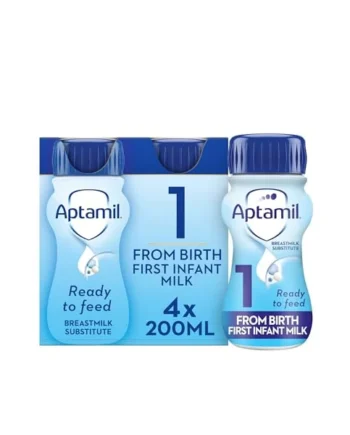 Aptamil 1 First Infant Milk From Birth, 4 x 200ml