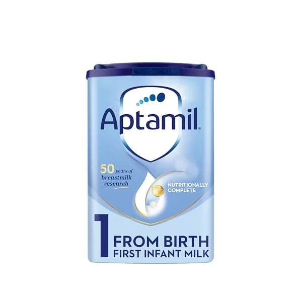 Aptamil 1 First Infant Milk Powder 0-12 Months, 800g | No Palm Oil, Nutritionally Complete, 50 Years of Breastmilk Research, Patented Formulation, Infant Formula