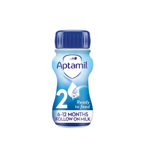 Aptamil 2 Follow On Baby Milk, Formula 6-12 Months, 200ml
