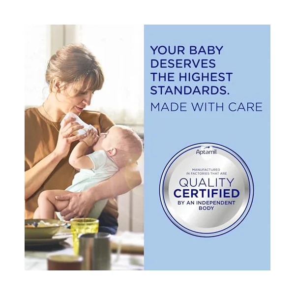 Aptamil 2 Follow On Baby Milk Ready To Use Liquid Formula, White, 6-12 Mon | Ready to use baby milk formula liquid