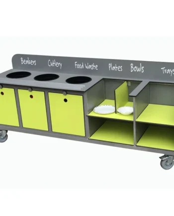 Aqua Smart Clearing Trolley – 4 Shelf with Divider