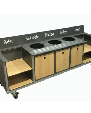 Aqua Smart Clearing Trolley - Split Shelves