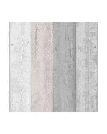 Arthouse Painted Wood Pink and Grey Wallpaper