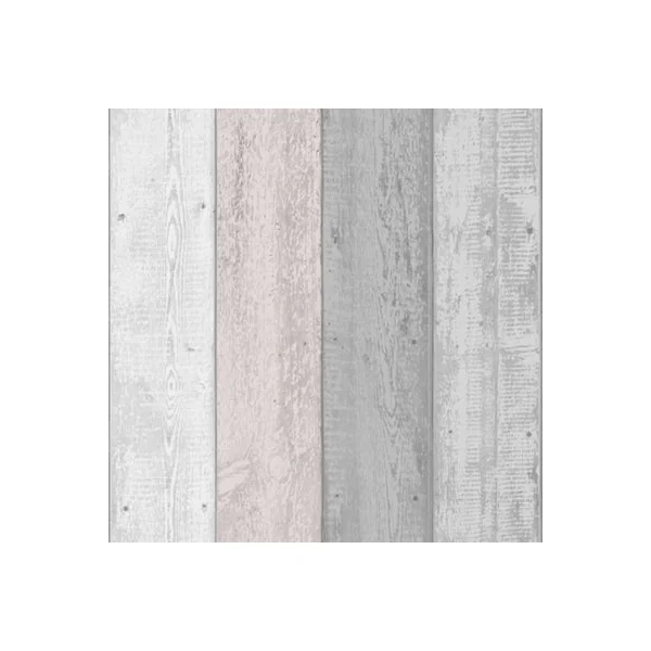Arthouse Painted Wood Pink and Grey Wallpaper