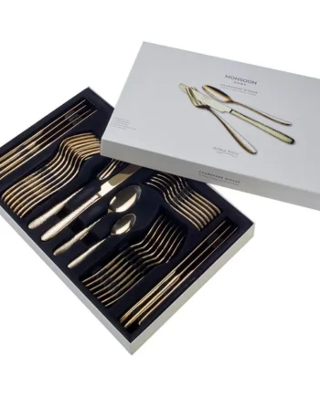 Arthur Price Monsoon Champagne Mirage Stainless Steel 32 Piece Cutlery Set