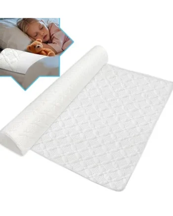 Asatdd Waterproof Bed Bumper for Toddlers with Mattress Cover | Bed Guard Rail, Soft Memory Foam Toddler Bed Bumper for Twin, Full, Queen, King Beds, 1 Pack