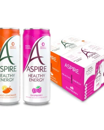 Aspire Mango Lemonade and Raspberry, 12 x 330ml