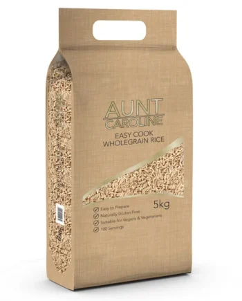 Aunt Caroline Easy Cook Wholegrain Brown Rice, 5kg