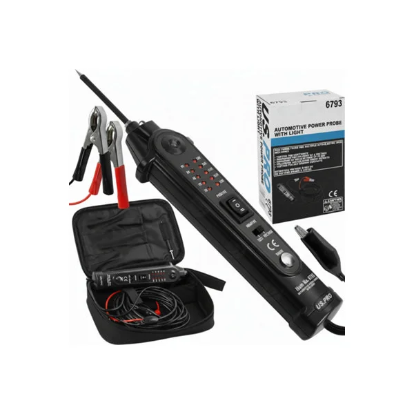 Automotive Power Probe 2 to 24 Volt Digital Multi Circuit Tester 5m Lead Professional Handheld