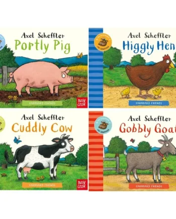 Axel Scheffler Farmyard Friends 4 Board Book Set (2+ Years)