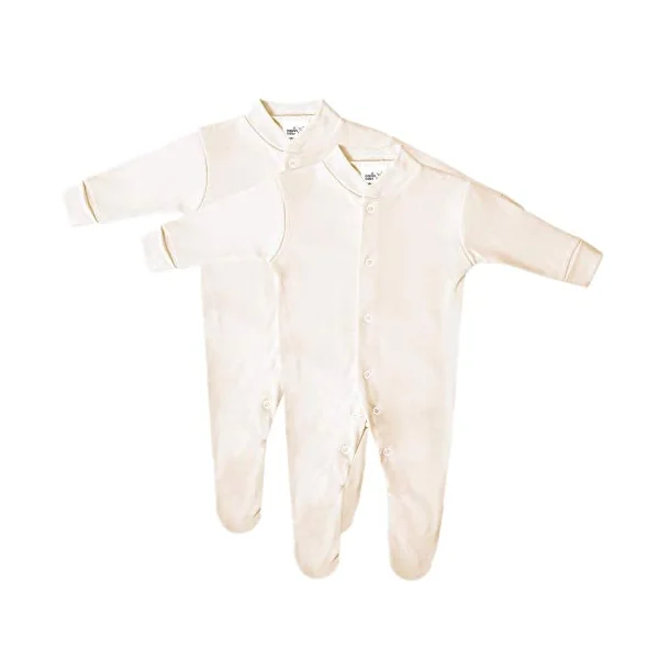 Baban Baby Cotton Baby Sleepsuits Baby Grows 2 Pack | 100% Cotton, Made in Britain, Newborn to 18-24 Months, Boys & Girls, Machine Washable, Loved by Parents Award