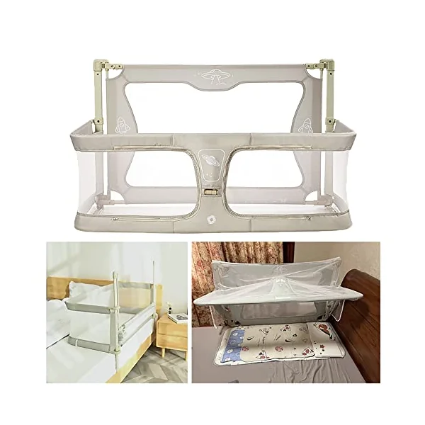 Baby bassinets bedside sleeper 3 in 1, Baby Bedside Sleeper, co sleeper for baby in bed,Portable Crib,breathable and visible mesh window,soft washable liner cover,co sleeper bassinet attach to bed ( C