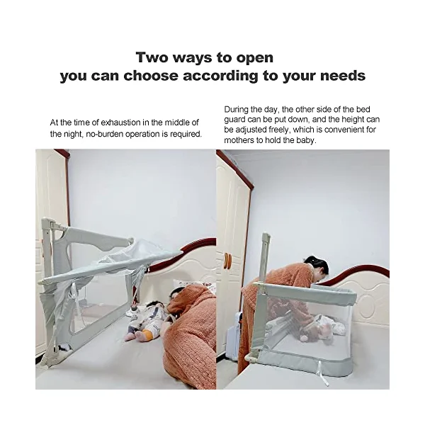 Baby bassinets bedside sleeper 3 in 1, Baby Bedside Sleeper, co sleeper for baby in bed,Portable Crib,breathable and visible mesh window,soft washable liner cover,co sleeper bassinet attach to bed ( C