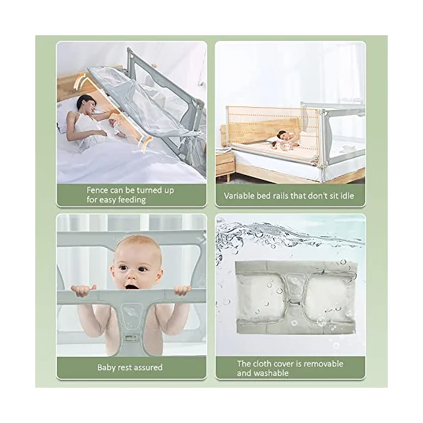 Baby bassinets bedside sleeper 3 in 1, Baby Bedside Sleeper, co sleeper for baby in bed,Portable Crib,breathable and visible mesh window,soft washable liner cover,co sleeper bassinet attach to bed ( C