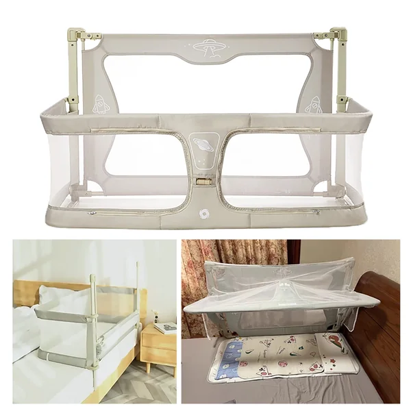 Baby bassinets bedside sleeper 3 in 1, Baby Bedside Sleeper, co sleeper for baby in bed,Portable Crib,breathable and visible mesh window,soft washable liner cover,co sleeper bassinet attach to bed ( C