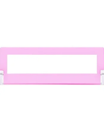 Baby Bedrail Bed Guard Bumper, 1 pack 180 degree Swing Down Baby Toddler Bed Rail Bedrail Guard for Toddlers, for Kids Child,Pink,120cm*68cm