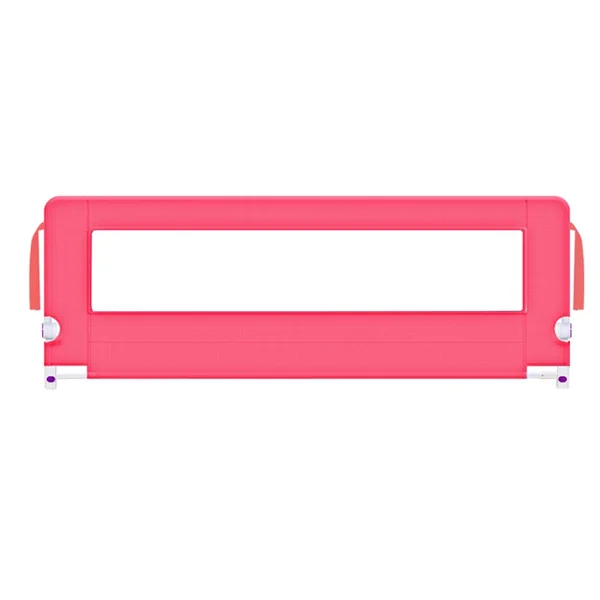 Baby Bedrail Bed Guard Bumper, 1pack 180 degree Swing Down Portable Bed Guard, Baby Toddler Bed Rail, Foldable Washable,Pink,180cm*75cm