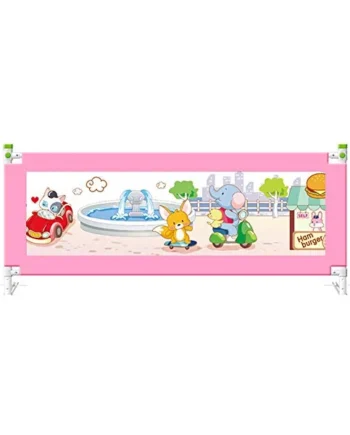 Baby Bedrail Bed Guard Bumper, Anti-Fall Washable Vertical Lifting Bed Rail for Toddlers Bedrail Guard, For Kids Child,Pink,220cm*68cm