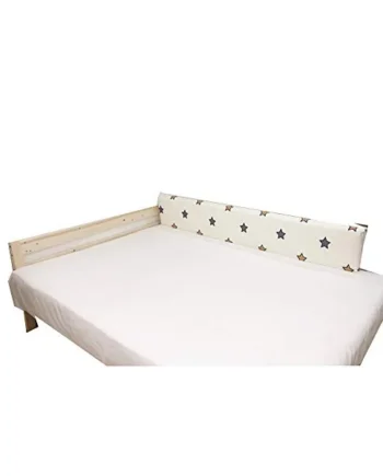 Baby Bedrail Bed Guard Bumper, Folded Removable Cover Memory Foam Bed Rail Guard Crib Rails Made, For Twin Bed Queen Bed,White,50cm*30cm