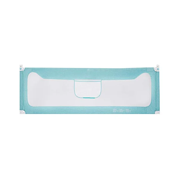 Baby Bedrail Bed Guard Bumper, Full Size Vertical Lifting Kids Bed Rail Bed Baby Bed Rail Guard, For Twin Bed Queen Bed 1Pack,Blue,180cm