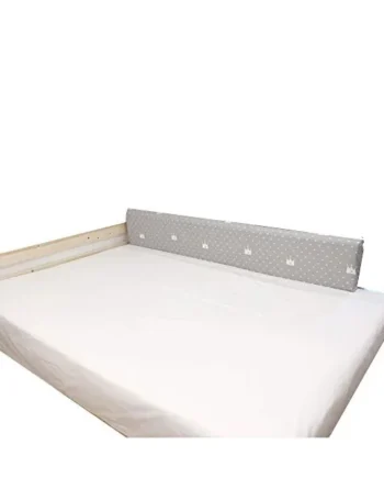 Baby Bedrail Bed Guard Bumper, Memory Foam Anti-Fall Washable Bed Rail for Toddlers Bedrail Guard, Soft For Kids Child,gray,50cm*30cm