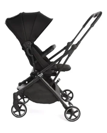 Baby Birds Owl 360° Pushchair, Rotating Seat, Parent Facing Pram, One-Hand Self-Standing Compact Fold, Newborn to 22kg, Raincover and Travel Bag Included
