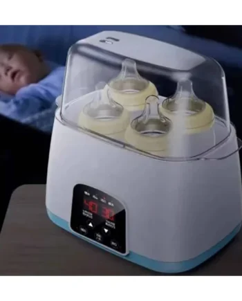 Baby Bottle Steriliser Bottle Warmer with & Smart Temperature Control & LCD Display | Portable Double steriliser for Baby Bottles to Breastmilk, Formula, Pacifiers | Fast Home Sterilisation