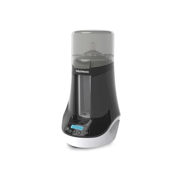 Baby Brezza Electric Baby Bottle Warmer, Breast Milk Warmer + Baby Food Warmer and Defroster - Universal Warmer Fits All Feeding Bottles: Glass, Plastic, Small, Large + Newborn – Digital Display
